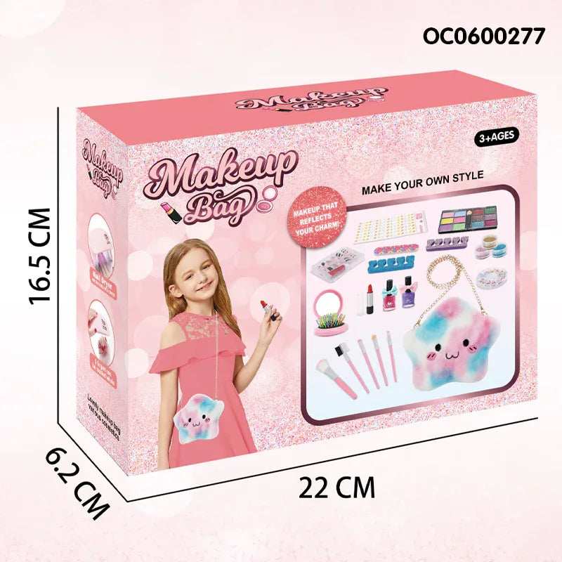 Makeup Set with Star Bag - 20 Pcs for kids in Kuwait